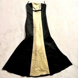 Vintage Jessica McClintock for Gunne Sax Strapless Prom Dress